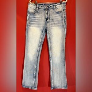 Platinum Plush Los Angeles rhinestone jeans